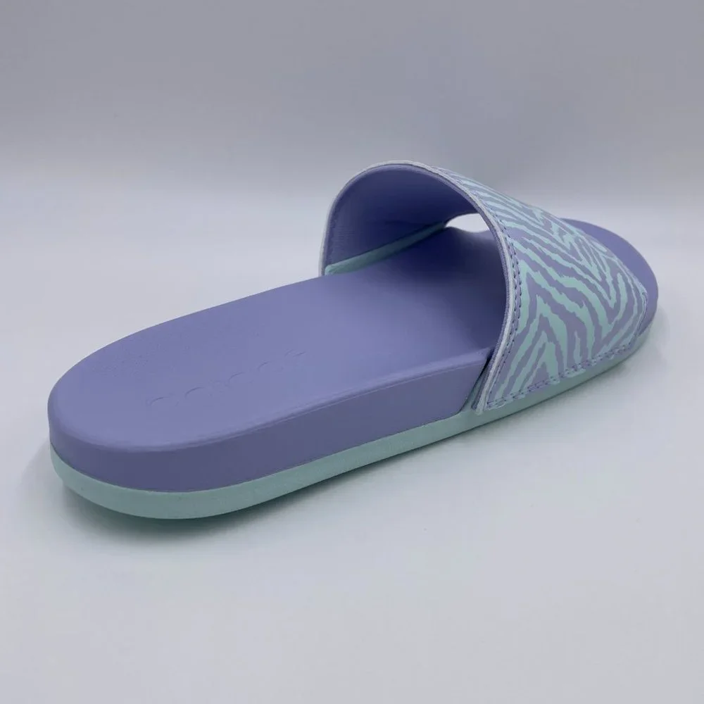 Adidas Adilette Comfort Violet / Mint Womens Slides - Picture 8 of 8
